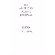 American Alpine Journal Index, '77-'86