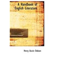 A Handbook of English Literature