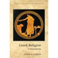 Greek Religion A Sourcebook