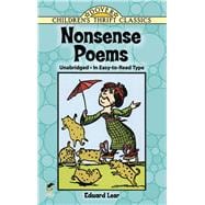 Nonsense Poems,9780486280318