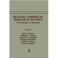 Reading Empirical Research Studies: The Rhetoric of Research