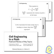 Civil Engineering in a Flash : Flashcard Review of Key Topics