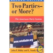 Two Parties--or More?: The American Party System