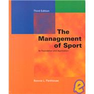 Management of Sport: Its Foundation and Application