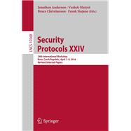 Security Protocols Xxiv