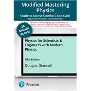 Modified Mastering Physics with Pearson eText -- Combo Access Card -- for Physics for Scientist and Engineers, 5th Edition