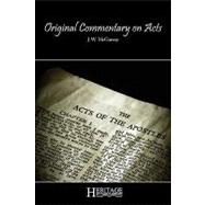 Original Commentary on Acts (Paperback)