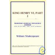 King Henry VI, Part I : Webster's Korean Thesaurus Edition