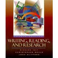Writing, Reading, and Research