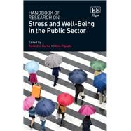 Handbook of Research on Stress and Well-being in the Public Sector