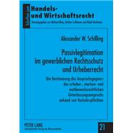 Passivlegitimation Im Gewerblichen Rechtsschutz Und Urheberrecht