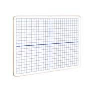 Double Sided XY Graph Dry Erase Lap Board,  9x12 (SKU: BD-XY-1)  (NO RETURNS ALLOWED)