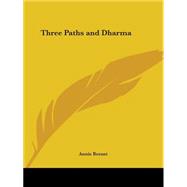 Three Paths & Dharma 1902