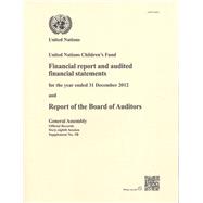 Financial Report and Audited Financial Statements for the Year Ended 31 December 2012 and Report of the Board of Auditors