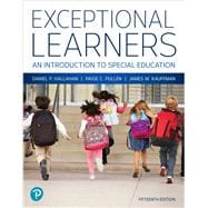 Exceptional Learners: An Introduction to Special Education [Rental Edition]