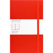 Moleskine Classic Desk Address Book, Large, Red, Hard Cover (5 x 8.25)