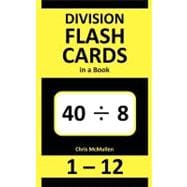 Division Flash Cards in a Book