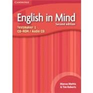 English in Mind Level 1 Testmaker CD-ROM and Audio CD