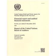 Financial Report and Audited Financial Statements for the Year Ended 31 December 2012 and Report of the Board of Auditors