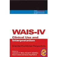 WAIS-IV Clinical Use and Interpretation,9780123750358