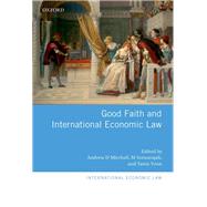 Good Faith and International Economic Law