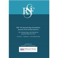 RSF The Russell Sage Foundation Journal of the Social Sciences