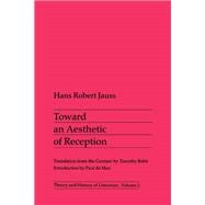 Toward an Aesthetic of Reception,9780816610372