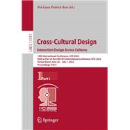 Cross-Cultural Design. Interaction Design Across Cultures