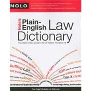 Nolo's Plain-english Law Dictionary