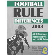 Football Rule Differences 2003: All Differences Between Nfhs & Ncaa Rules