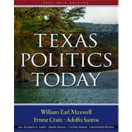 Texas Politics Today 2009-2010, 14th Edition
