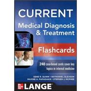 CURRENT Medical Diagnosis and Treatment Flashcards,9780071800389