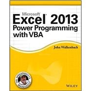 Excel 2013 Power Programming With Vba