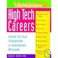 Wow! Resumes for High Tech Careers