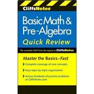 CliffsNotes Basic Math and Pre-Algebra Quick Review