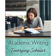 Academic Writing and the Emerging Scholar