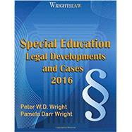 Wrightslaw: Special Education Legal Developments and Cases 2016