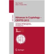 Advances in Cryptology-CRYPTO 2013