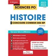 Sciences Po - Histoire - Concours commun des IEP - 2023-2024
