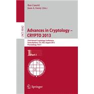 Advances in Cryptology – CRYPTO 2013