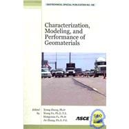 Characterization, Modeling and Performance of Geomaterials