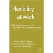 Flexibility at Work Development of the International Automobile Industry