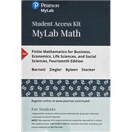 MyLab Math with Pearson eText -- 24-Month Standalone Access Card -- for Finite Mathematics for Business, Economics, Life Sciences, and Social Sciences