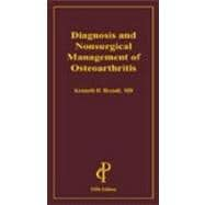 Diagnosis and Nonsurgical Management of Osteoarthritis