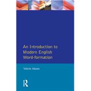 An Introduction to Modern English Word-Formation