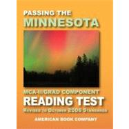 Passing the Minnesota MCA-II/Grad Component Reading Test,9781598070422