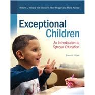 Exceptional Children An Introduction to Special Education,9780135160428