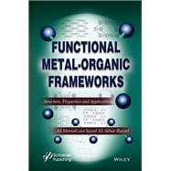 Functional Metal-Organic Frameworks Structure, Properties and Applications book cover, ISBN 9781119640431