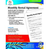 Monthly Rental Agreement,9781595460431