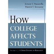 How College Affects Students A Third Decade of Research